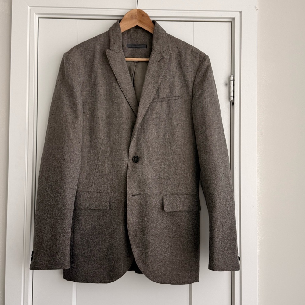 John Varvatos Brown Sport Coat Blazer